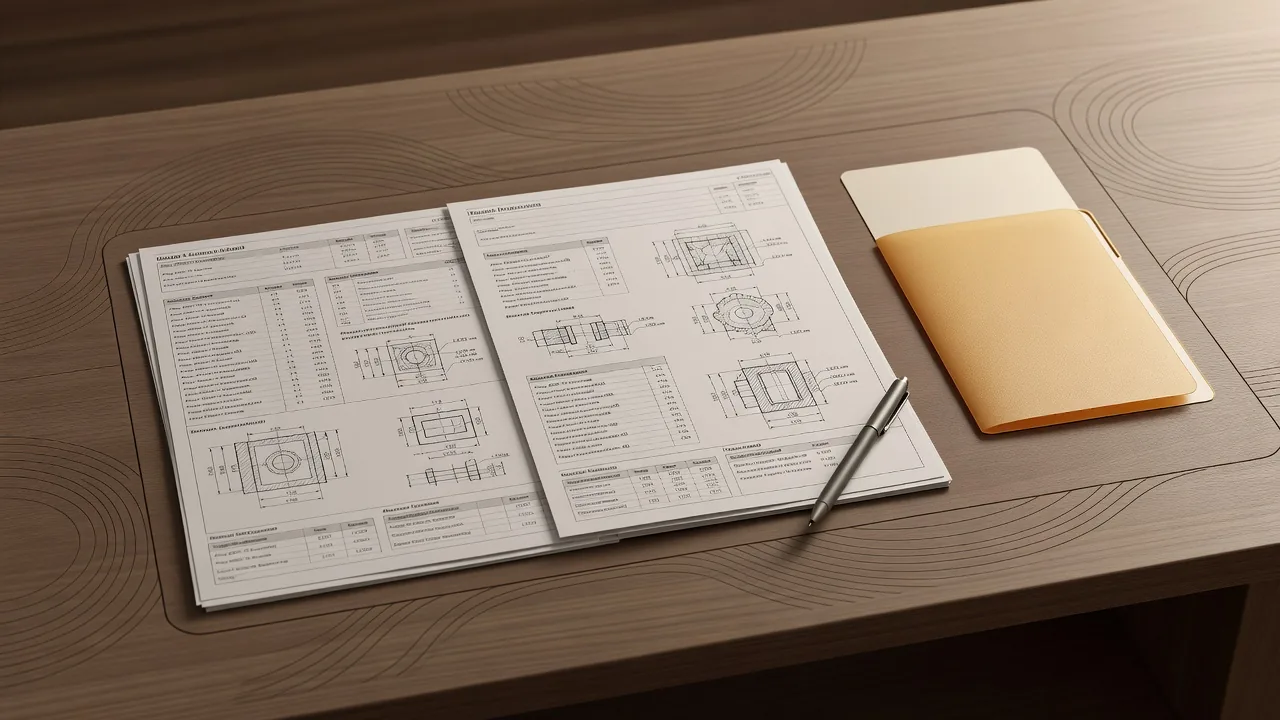 整理された技術仕様書類